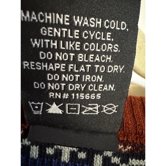 Tom & Jerry Sweater Fair Isle Cartoon Knit Pullover Unisex (S) Retro Sweater - Picture 4 of 5